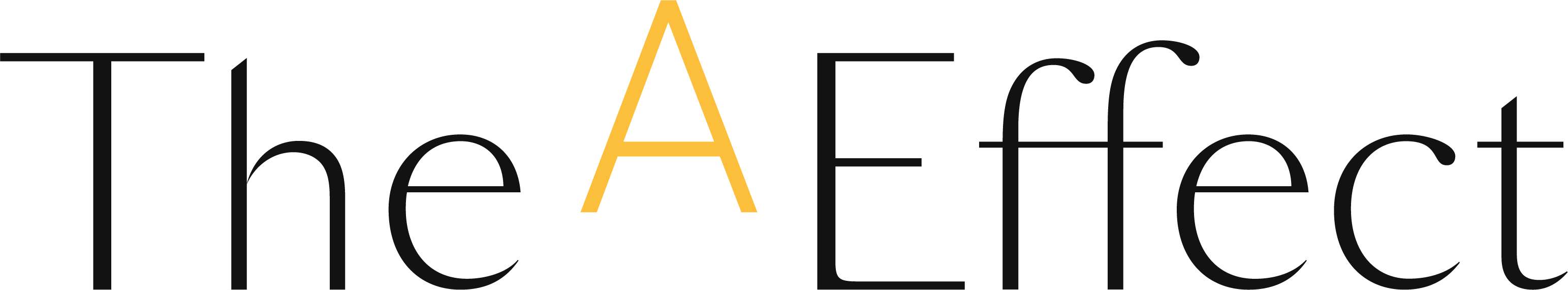 The A effect logo